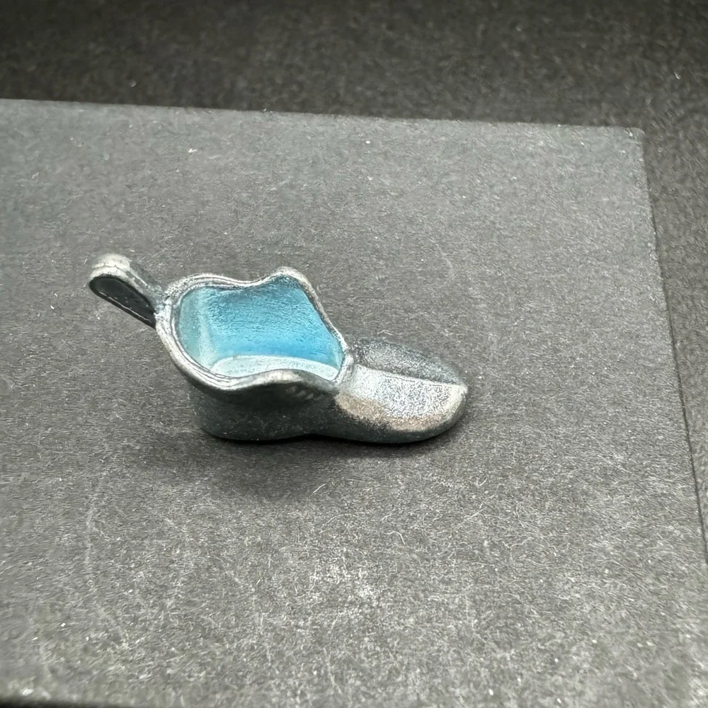 Miniature Monopoly Metallic Silver Shoe